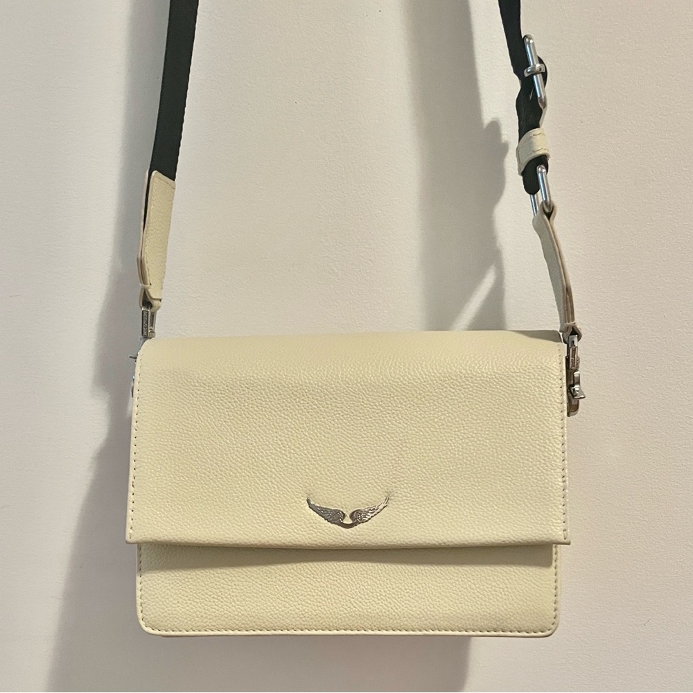 Zadig & Voltaire Lolita Wings Leather Crossbody Bag